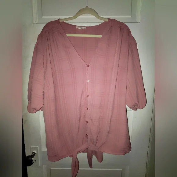 Como Vintage pink 2x blouse - Picture 1 of 2